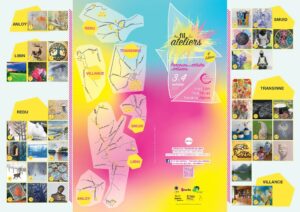 Parcours artiste de Libin - Plan des emplacements des participants